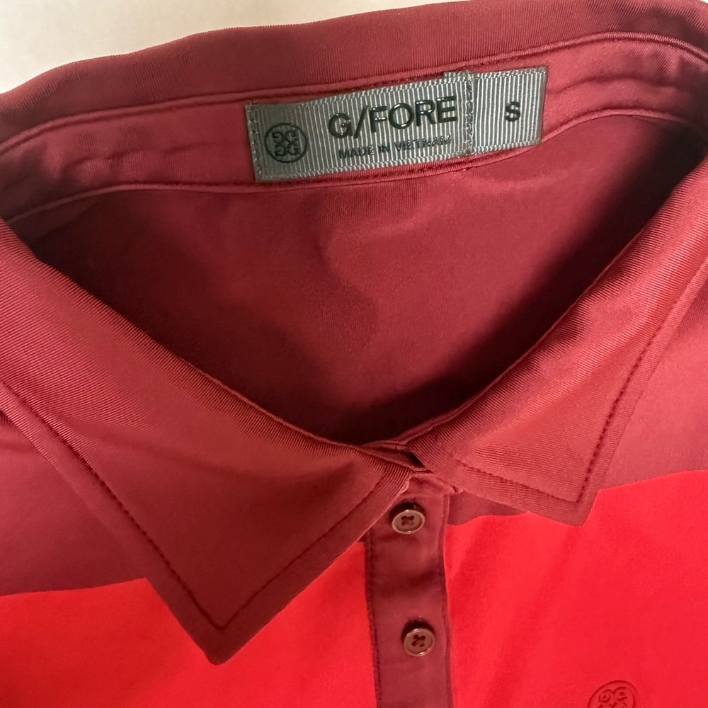 🟠⛳️G/FORE Rainbow Stripe Polo Shirt ⛳️🔴 - Picture 8 of 8